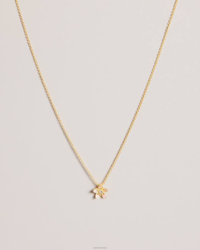 rotaslietas Ted Baker Braddie blossom kulonu kaklarota pl-rozā sievietes 26TV1042