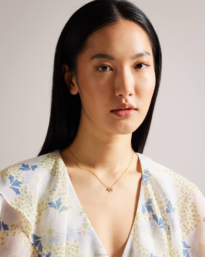 rotaslietas Ted Baker Braddie blossom kulonu kaklarota pl-rozā sievietes 26TV1042