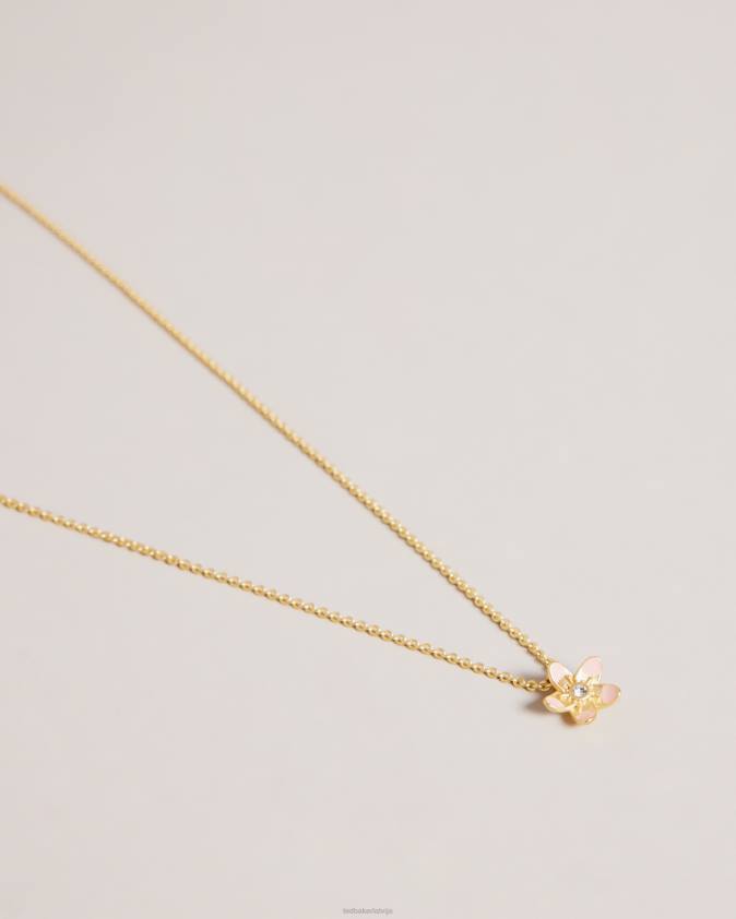 rotaslietas Ted Baker Braddie blossom kulonu kaklarota pl-rozā sievietes 26TV1042