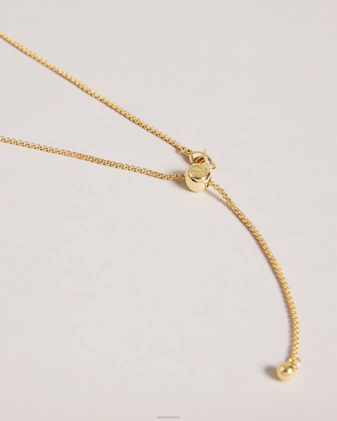 rotaslietas Ted Baker Gianni dārgakmens stieņa kulons pl-rozā sievietes 26TV1019