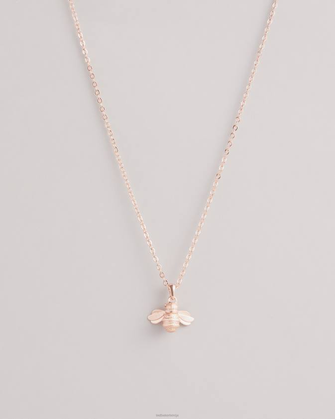 rotaslietas Ted Baker bellema kameņu kulonu kaklarota rozā zelta krāsa sievietes 26TV1027