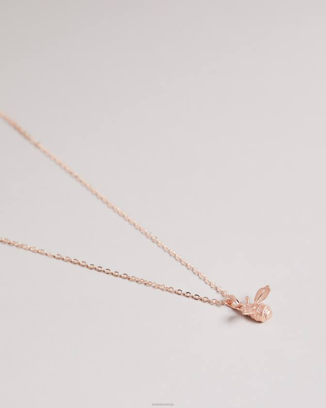 rotaslietas Ted Baker bellema kameņu kulonu kaklarota rozā zelta krāsa sievietes 26TV1027