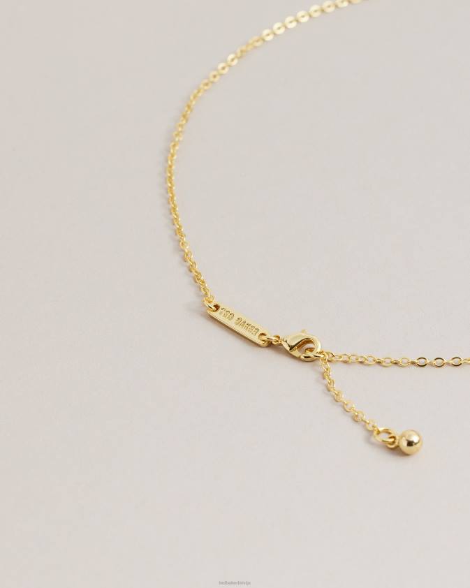 rotaslietas Ted Baker luban love bug kulonu kaklarota zelta krāsa sievietes 26TV1072