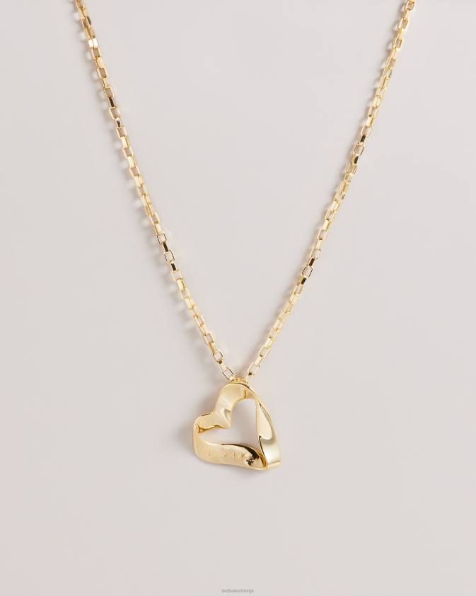 rotaslietas Ted Baker mareka infinity sirds kulonu kaklarota zelta krāsa sievietes 26TV1110