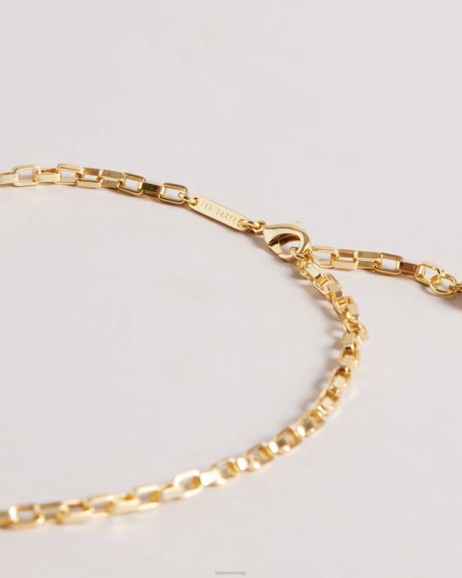 rotaslietas Ted Baker mareka infinity sirds kulonu kaklarota zelta krāsa sievietes 26TV1110