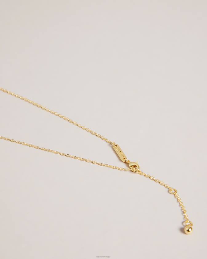rotaslietas Ted Baker rabsa trušu kulonu kaklarota zelta krāsa sievietes 26TV1118
