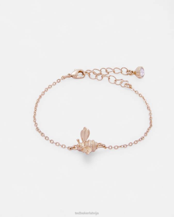 rotaslietas Ted Baker beediņa kameņu rokassprādze rozā zelta krāsa sievietes 26TV1050