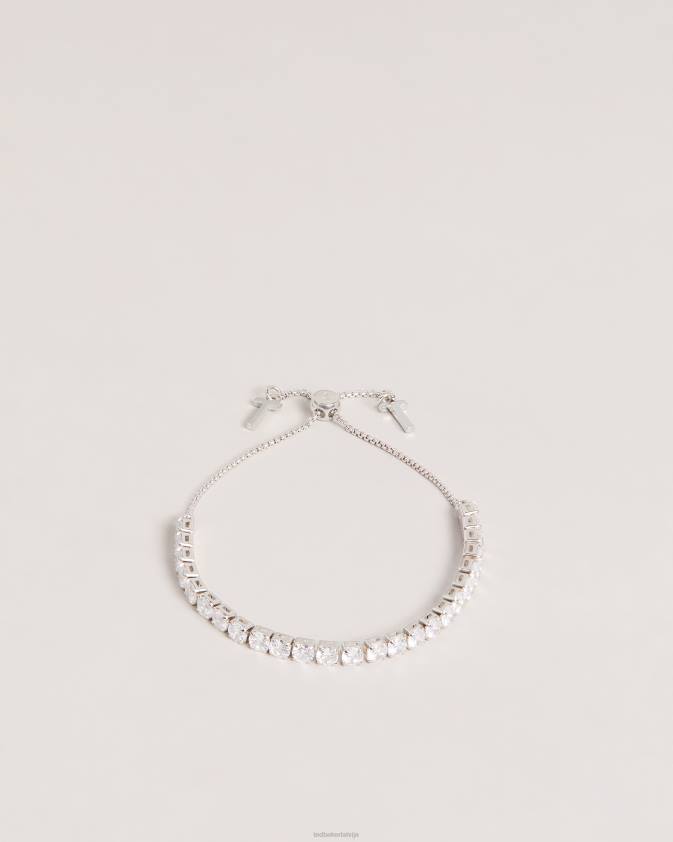 rotaslietas Ted Baker melrah ikonas kristāla slīdņa rokassprādze sudraba krāsa sievietes 26TV969