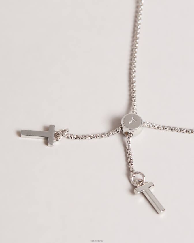 rotaslietas Ted Baker melrah ikonas kristāla slīdņa rokassprādze sudraba krāsa sievietes 26TV969