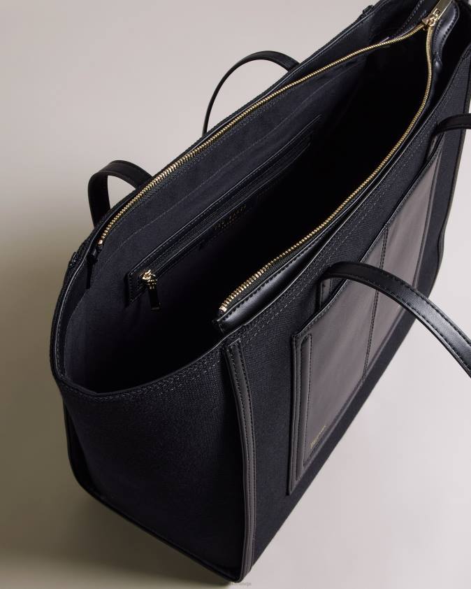 somas Ted Baker aksani liela audekla soma piķa melns sievietes 26TV761