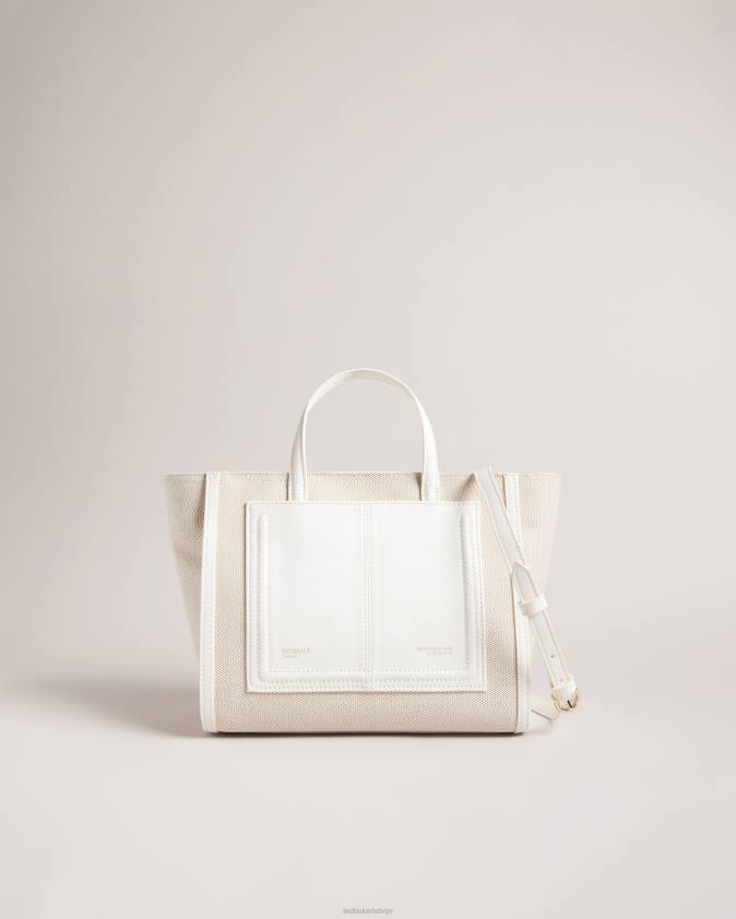 somas Ted Baker aksanna vidēja audekla soma balts sievietes 26TV729