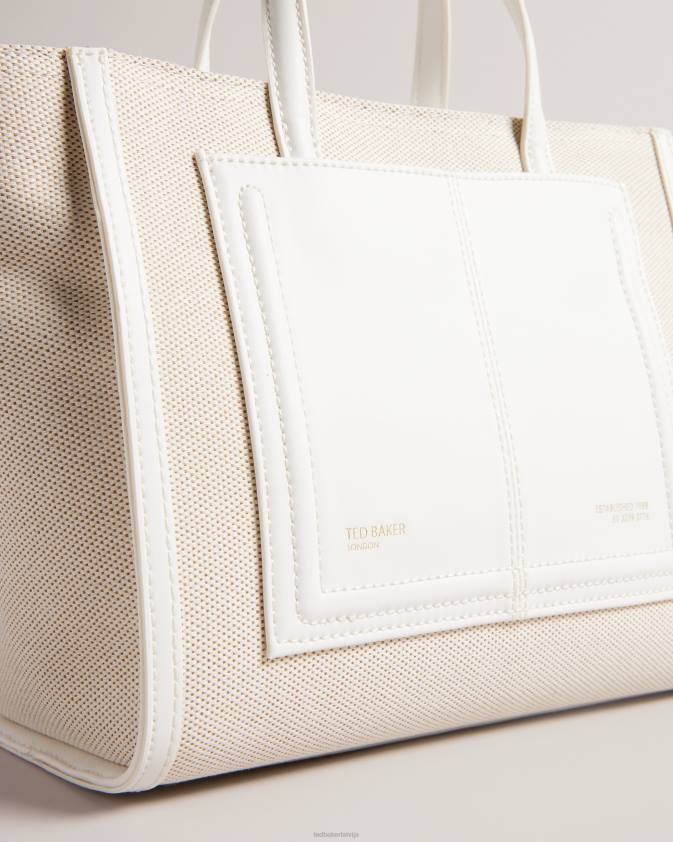 somas Ted Baker aksanna vidēja audekla soma balts sievietes 26TV729