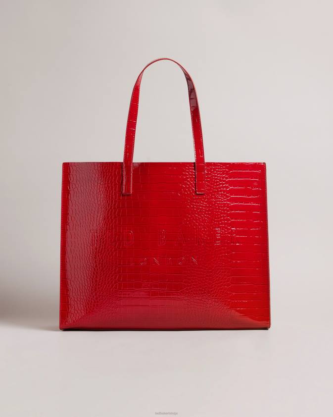 somas Ted Baker allicon mock croc ikonu soma sarkans sievietes 26TV685