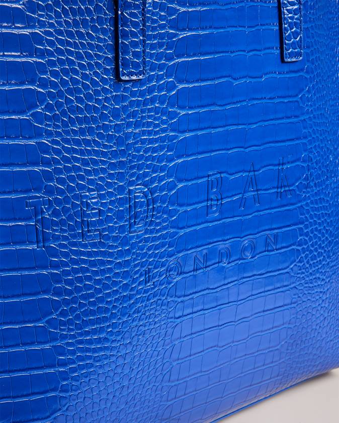 somas Ted Baker allicon mock croc ikonu soma spilgti zils sievietes 26TV758