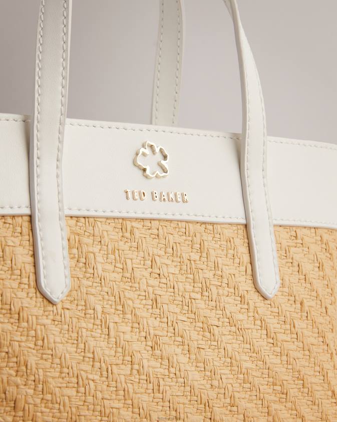 somas Ted Baker blesha magnolia cilpiņa austa soma ekru sievietes 26TV741