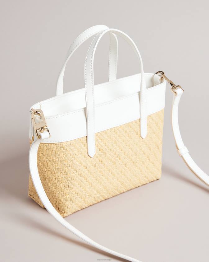 somas Ted Baker blesha magnolia cilpiņa austa soma ekru sievietes 26TV741