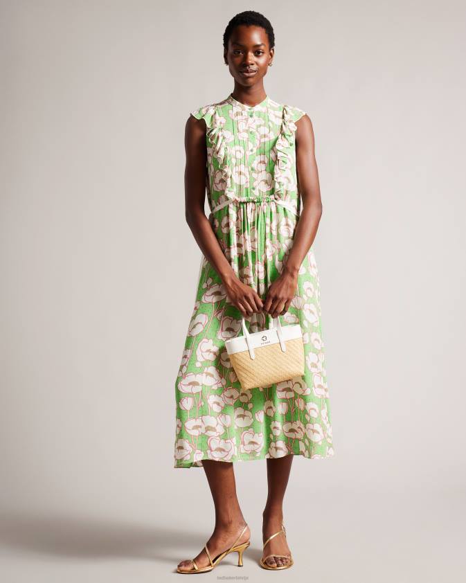 somas Ted Baker blesha magnolia cilpiņa austa soma ekru sievietes 26TV741