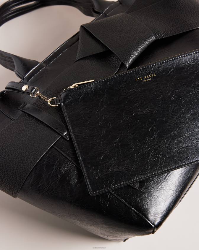 somas Ted Baker jimma pu lielais tote melns sievietes 26TV708