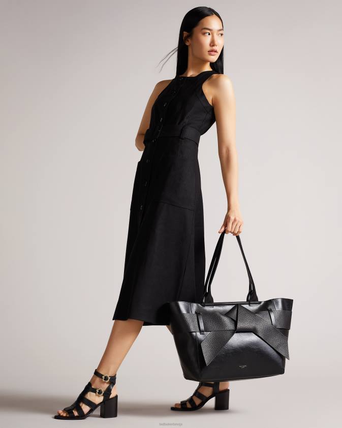 somas Ted Baker jimma pu lielais tote melns sievietes 26TV708