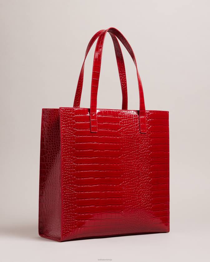 somas Ted Baker croccon kroka detaļa, liela ikona sarkans sievietes 26TV686