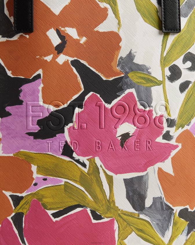 somas Ted Baker malicon magnolia print liela ikonu soma rozā sievietes 26TV772