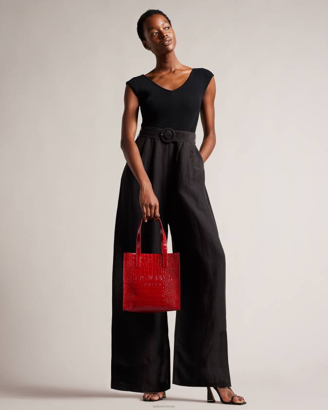 somas Ted Baker reptcon croc detaļa maza ikona sarkans sievietes 26TV690