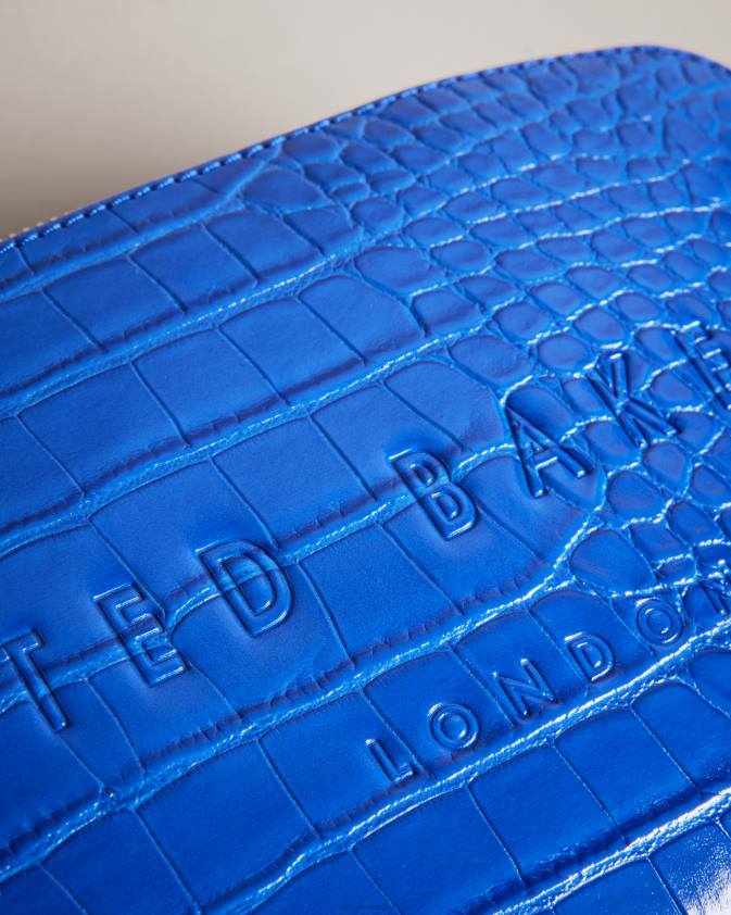 somas Ted Baker crocala kroka grima soma ar reljefu spilgti zils sievietes 26TV781