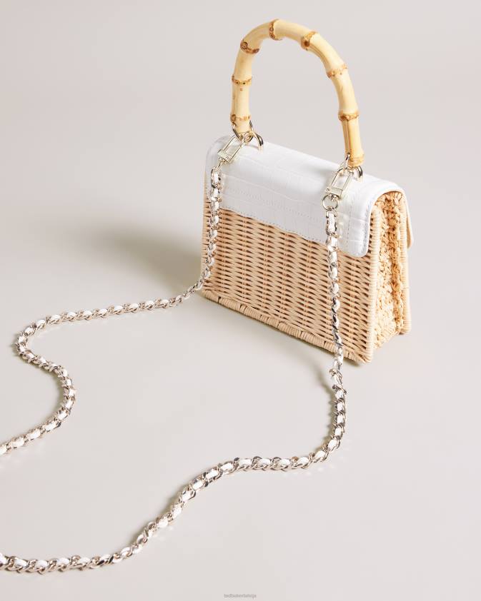 somas Ted Baker jaynina imitation croc mini grozu soma ekru sievietes 26TV717