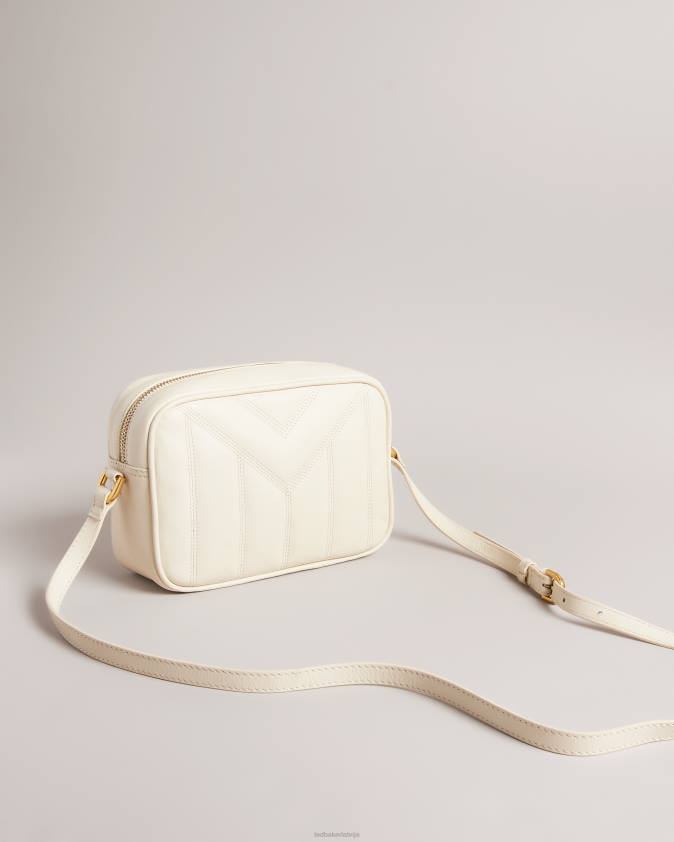 somas Ted Baker ayalily ādas puffer crossbody soma ziloņkauls sievietes 26TV728