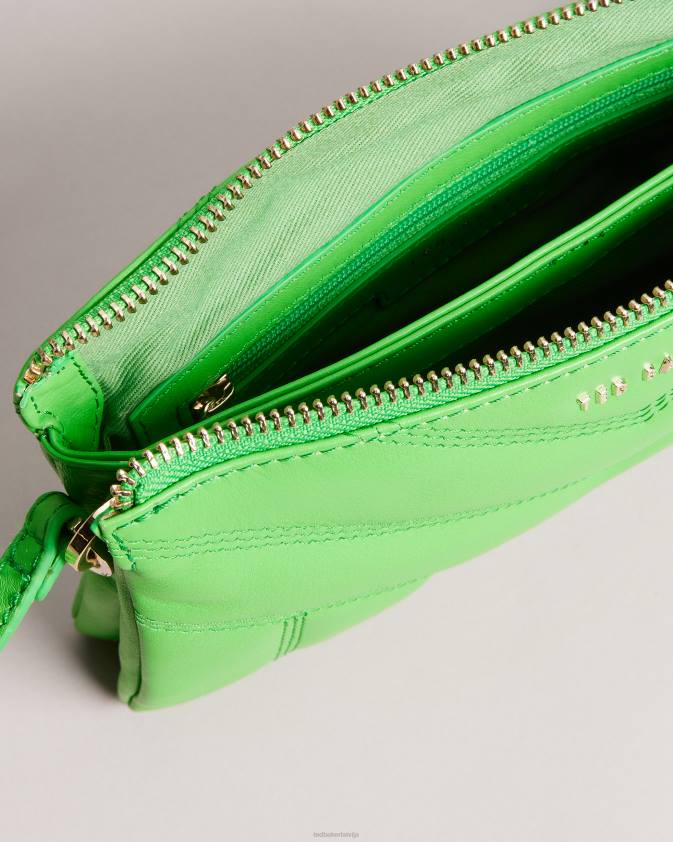 somas Ted Baker ayasini stepēta puffer crossbody soma zaļš sievietes 26TV807