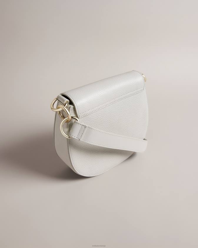 somas Ted Baker daliai firmas webbing satchel crossbody bag gaiši pelēks sievietes 26TV705