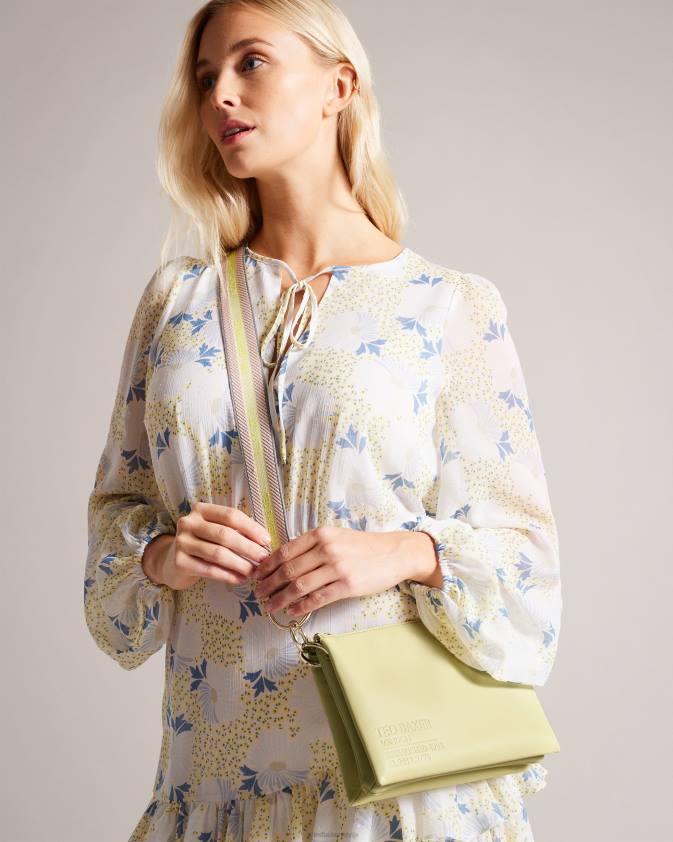 somas Ted Baker darceyy firmas siksnas krustveida korpuss bāli zaļš sievietes 26TV711