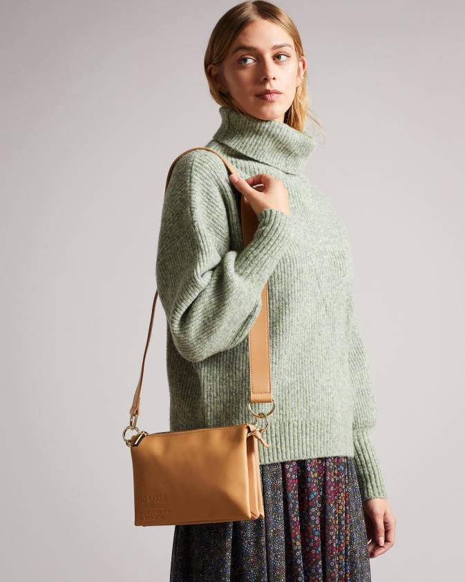 somas Ted Baker darceyy firmas siksnas krustveida korpuss kamielis sievietes 26TV749