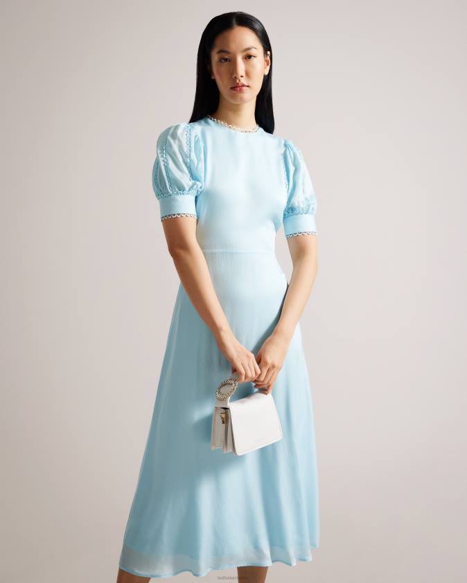 somas Ted Baker emie jewel detaļas crossbody soma ekru sievietes 26TV759