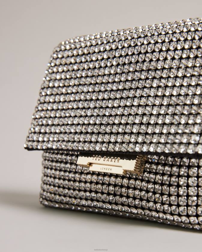 somas Ted Baker gliters kristāla mini cross body soma Sudrabs sievietes 26TV739