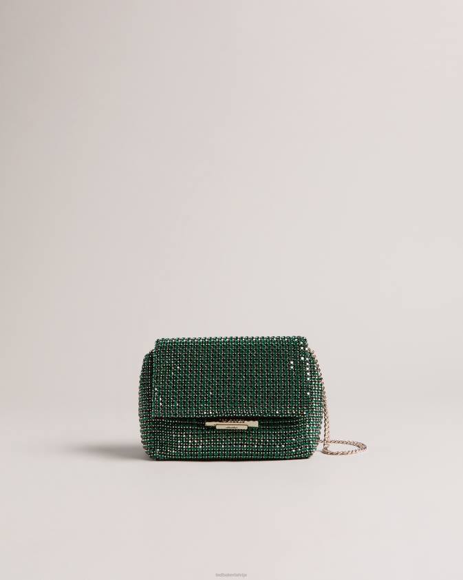 somas Ted Baker gliters kristāla mini cross body soma zaļš sievietes 26TV795