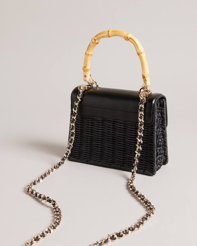 somas Ted Baker jaylisa augšējais rokturis grozs cross body bag melns sievietes 26TV743