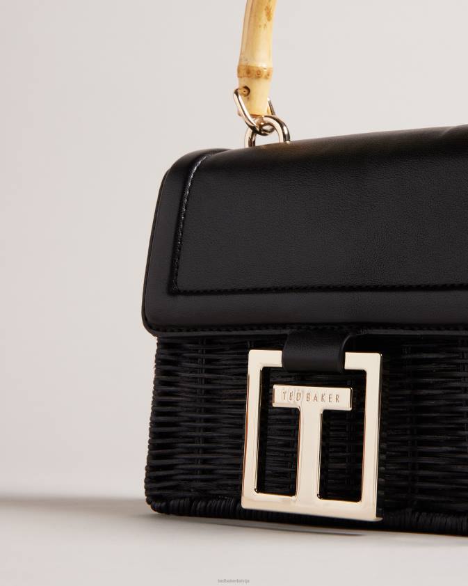 somas Ted Baker jaylisa augšējais rokturis grozs cross body bag melns sievietes 26TV743