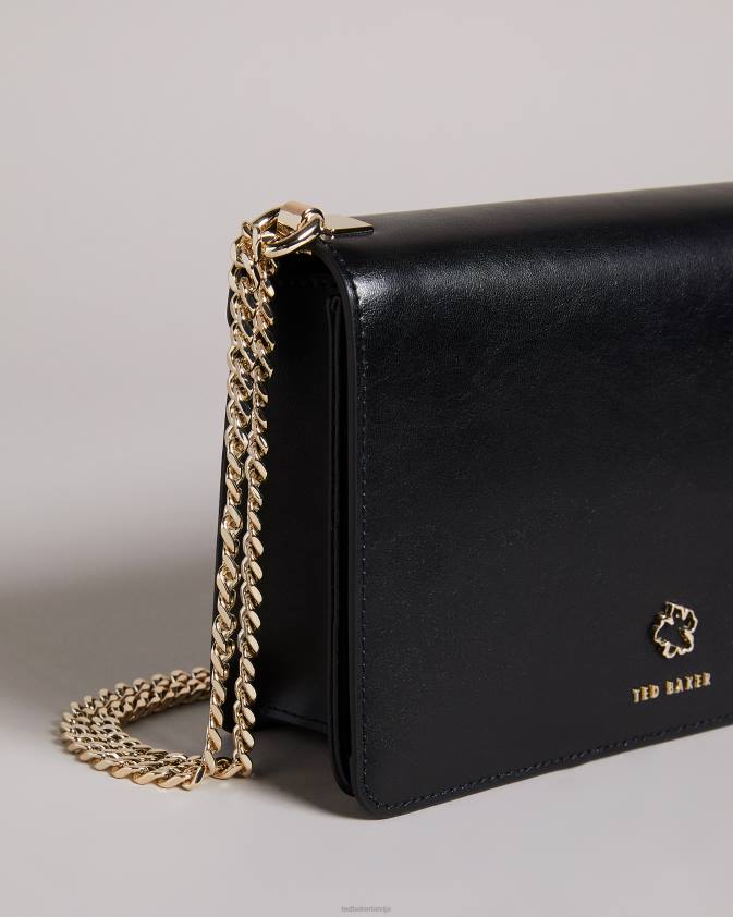 somas Ted Baker jorjey flower eyelet cross body bag melns sievietes 26TV709