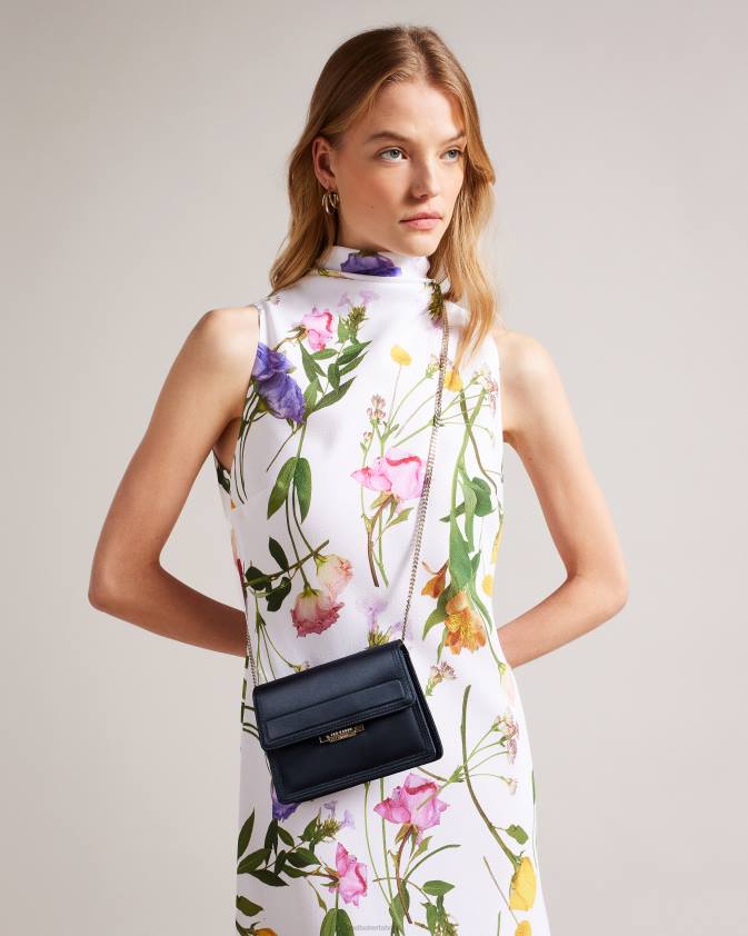 somas Ted Baker kienya satin cross body soma tumši zils sievietes 26TV748