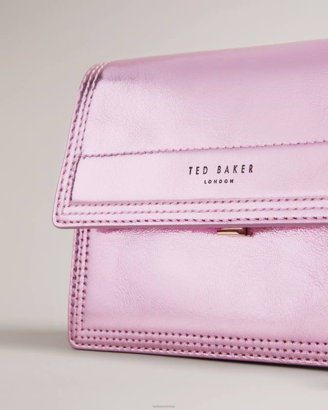 somas Ted Baker libbe ādas crossbody soma rozā sievietes 26TV680