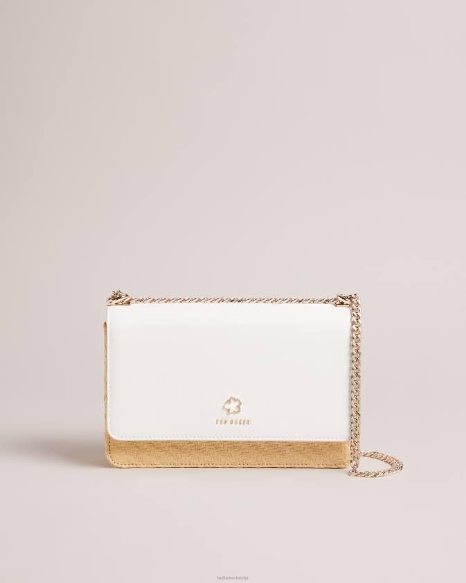 somas Ted Baker magdie magnolia eyelet austa crossbody soma ekru sievietes 26TV730