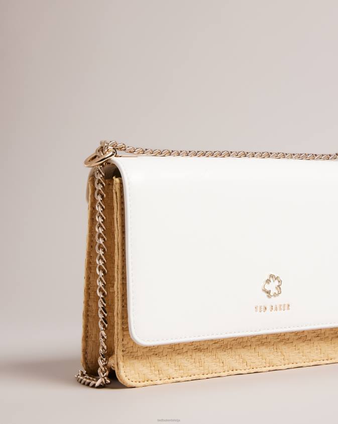 somas Ted Baker magdie magnolia eyelet austa crossbody soma ekru sievietes 26TV730