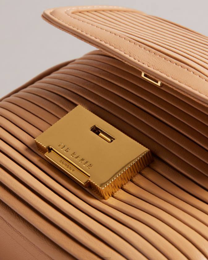 somas Ted Baker pyalily plisse crossbody bag kamielis sievietes 26TV704