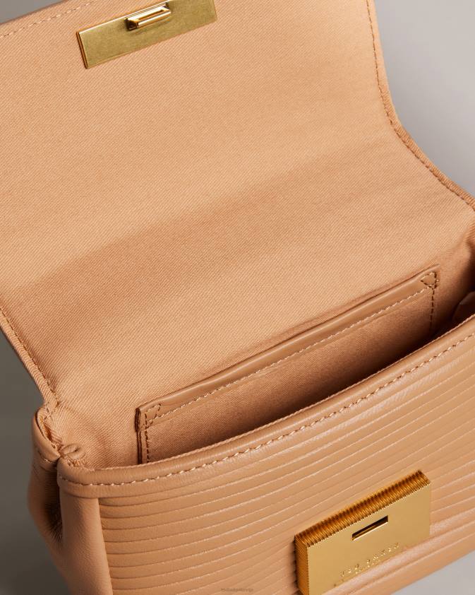 somas Ted Baker pyalily plisse crossbody bag kamielis sievietes 26TV704