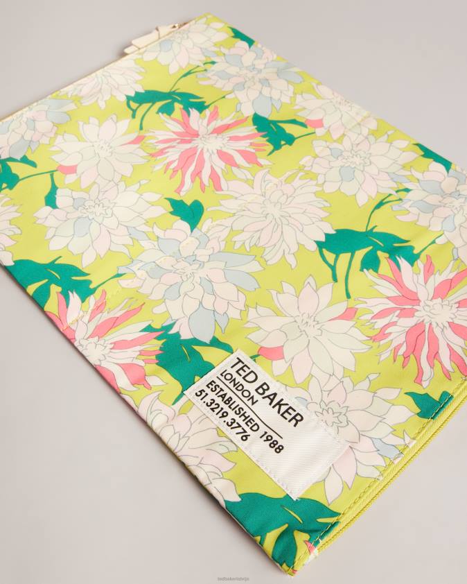 somas Ted Baker abbigal ziedu mitrs un sauss maisiņš dzeltens sievietes 26TV1131