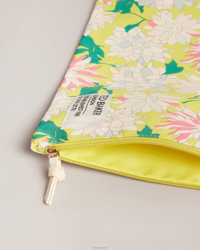 somas Ted Baker abbigal ziedu mitrs un sauss maisiņš dzeltens sievietes 26TV1131