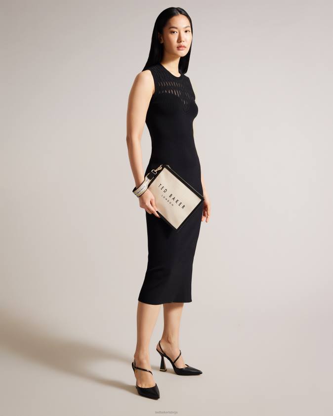 somas Ted Baker vivtora zīmola auduma maisiņš ekru sievietes 26TV766