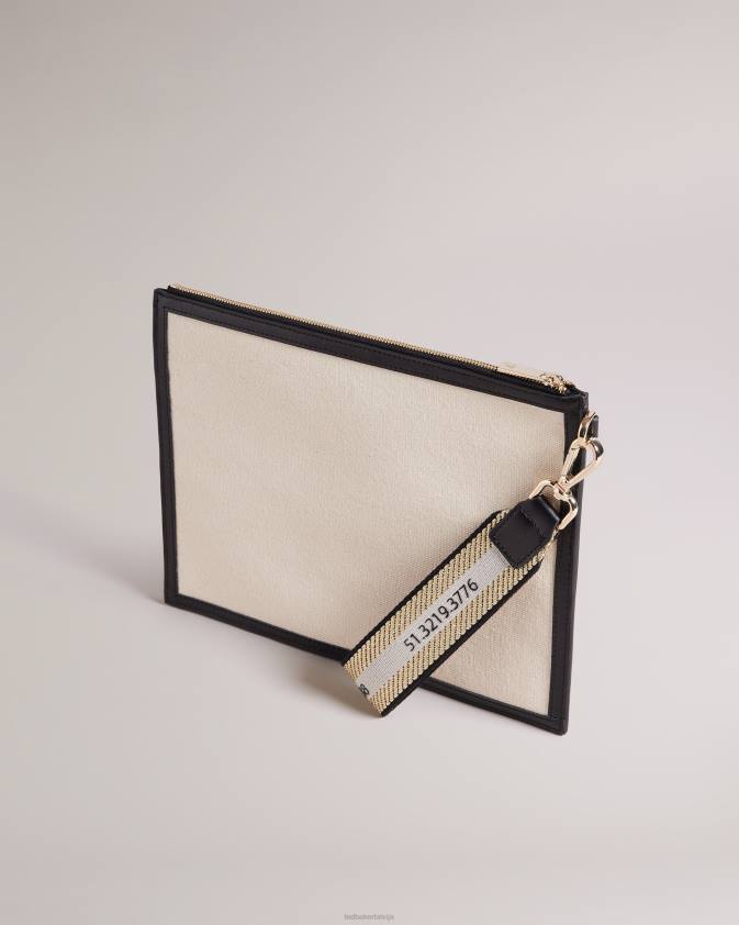 somas Ted Baker vivtora zīmola auduma maisiņš ekru sievietes 26TV766