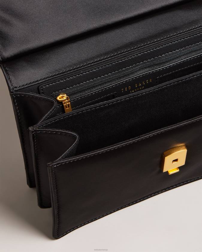 somas Ted Baker kialynn chunky chain mini plecu soma melns sievietes 26TV676